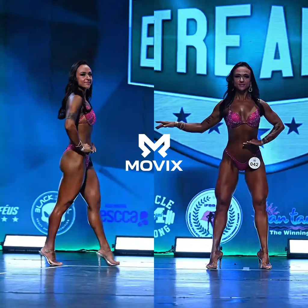 Apoio MOVIX à Atleta Gabriela Fioruci no Desfile de Fisioculturismo