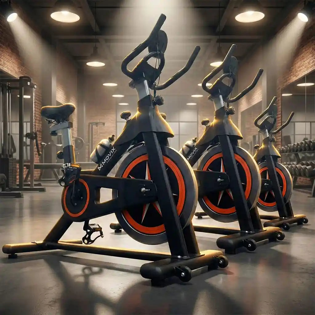 Bicicleta Spinning Ergométrica 150kg MOVIX M-150s Academia