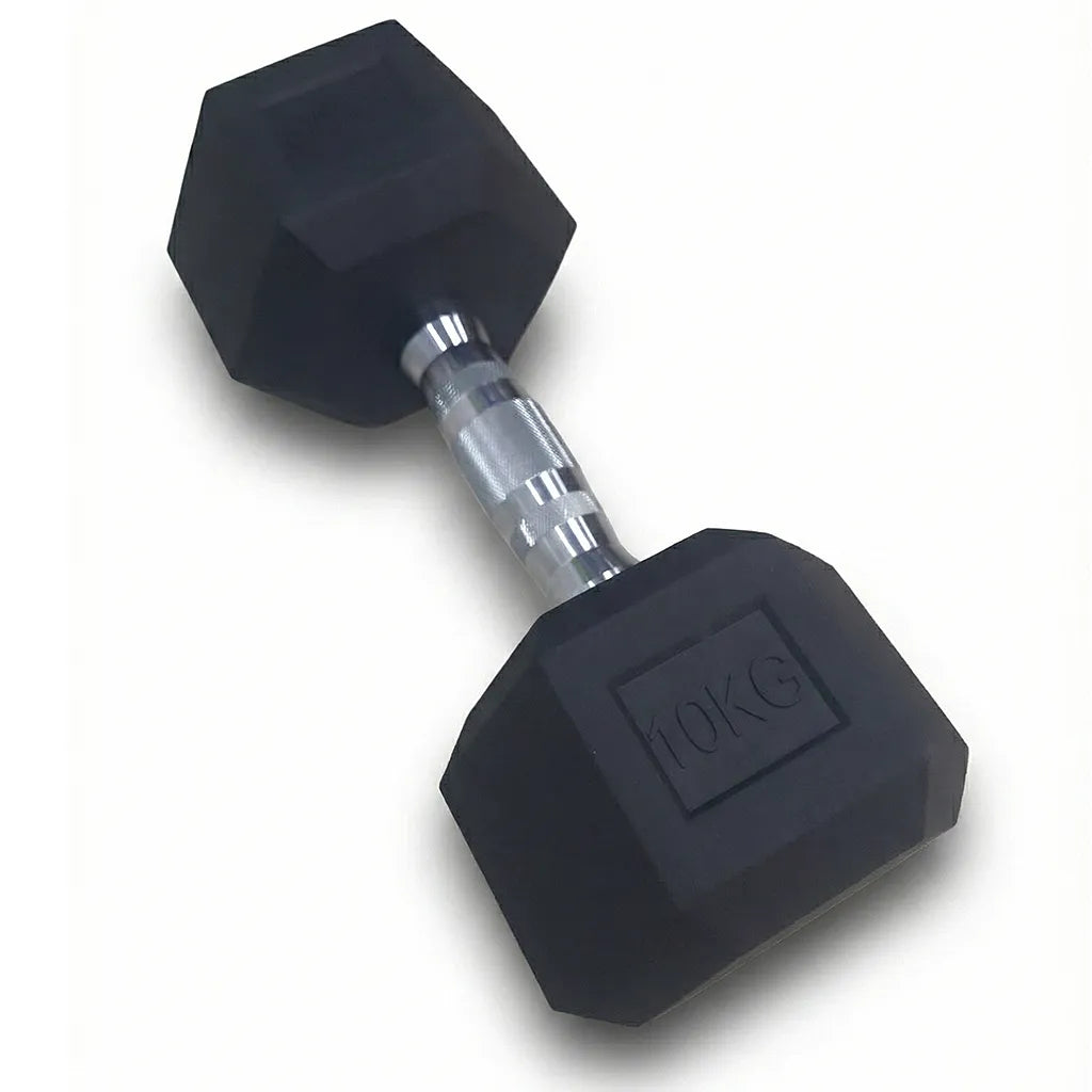 Halter Sextavado Emborrachado Cromado