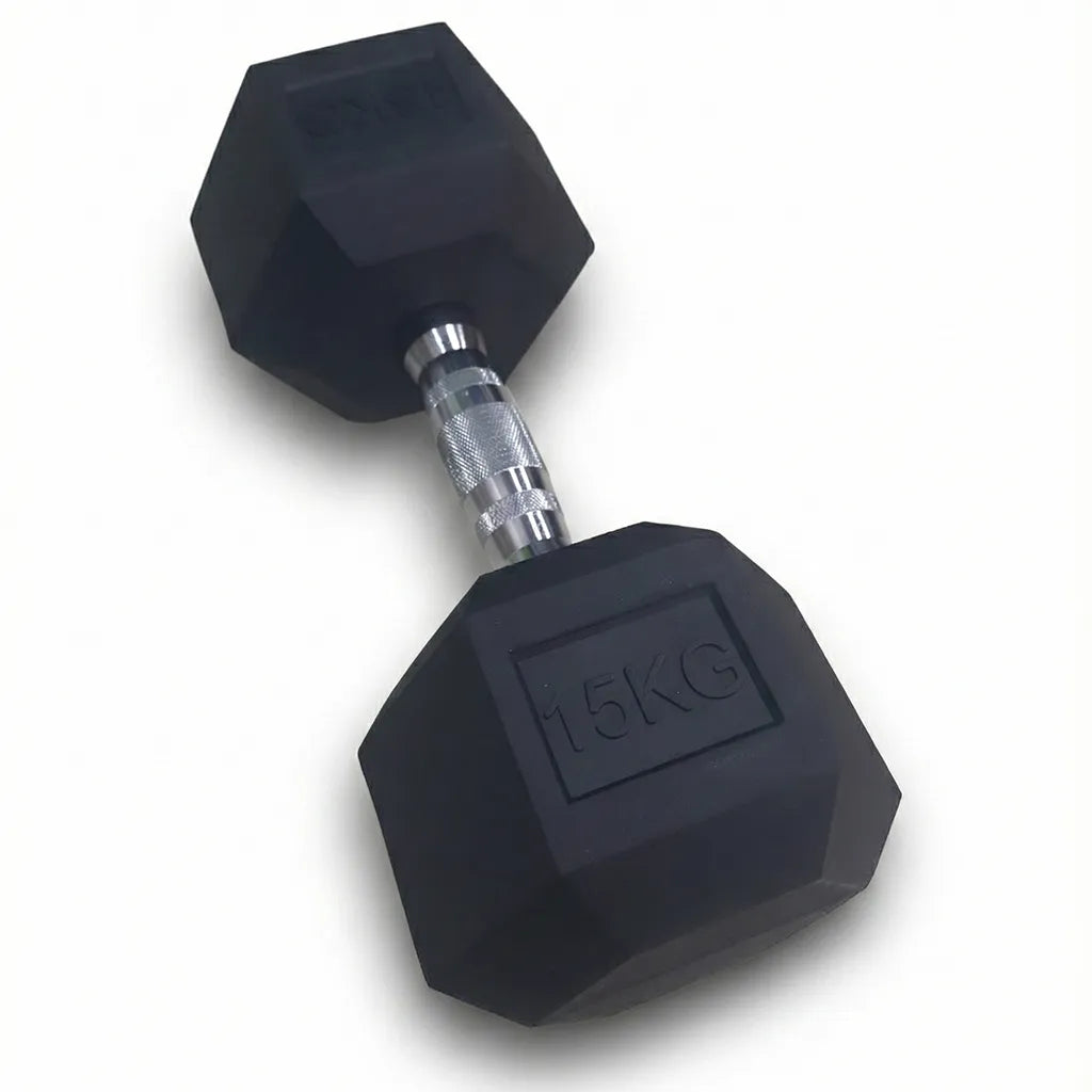 Halter Sextavado Emborrachado Cromado