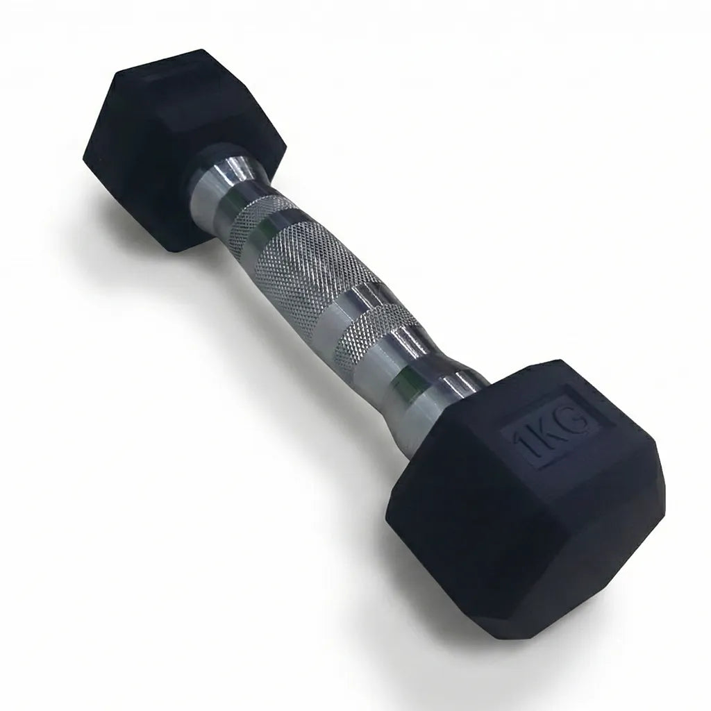 Halter Sextavado Emborrachado Cromado