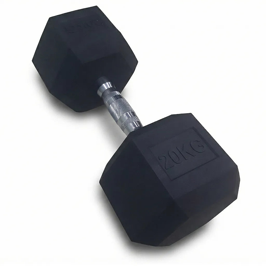 Halter Sextavado Emborrachado Cromado