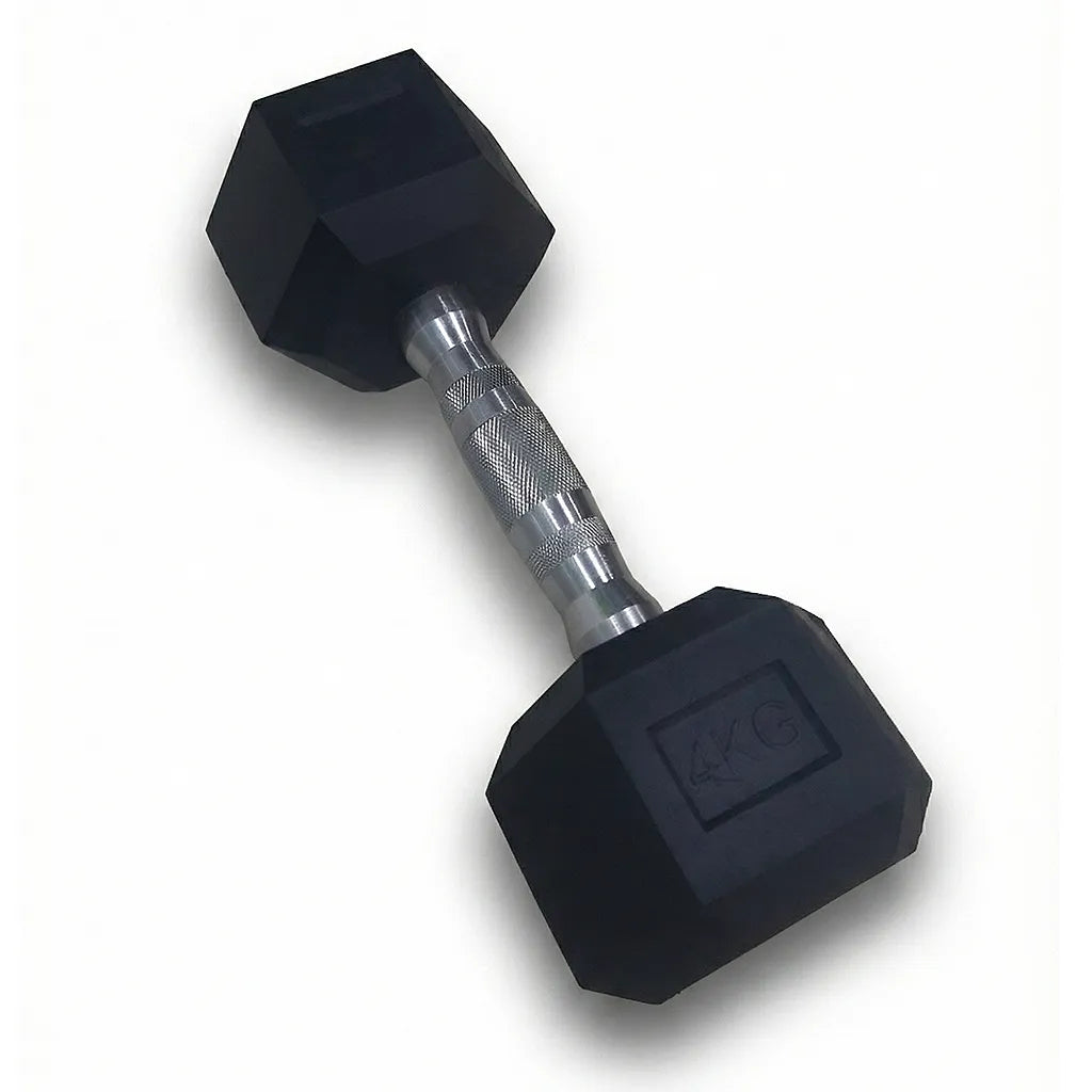 Halter Sextavado Emborrachado Cromado