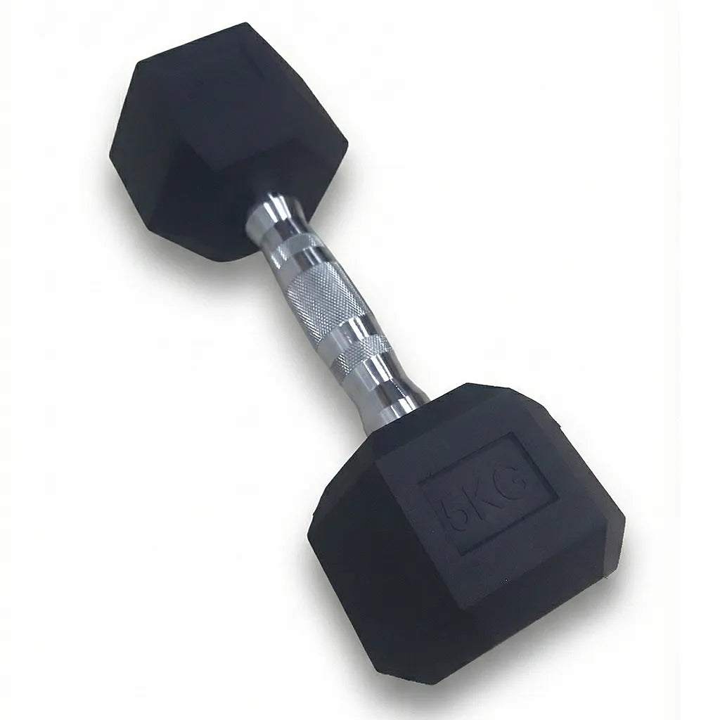 Halter Sextavado Emborrachado Cromado