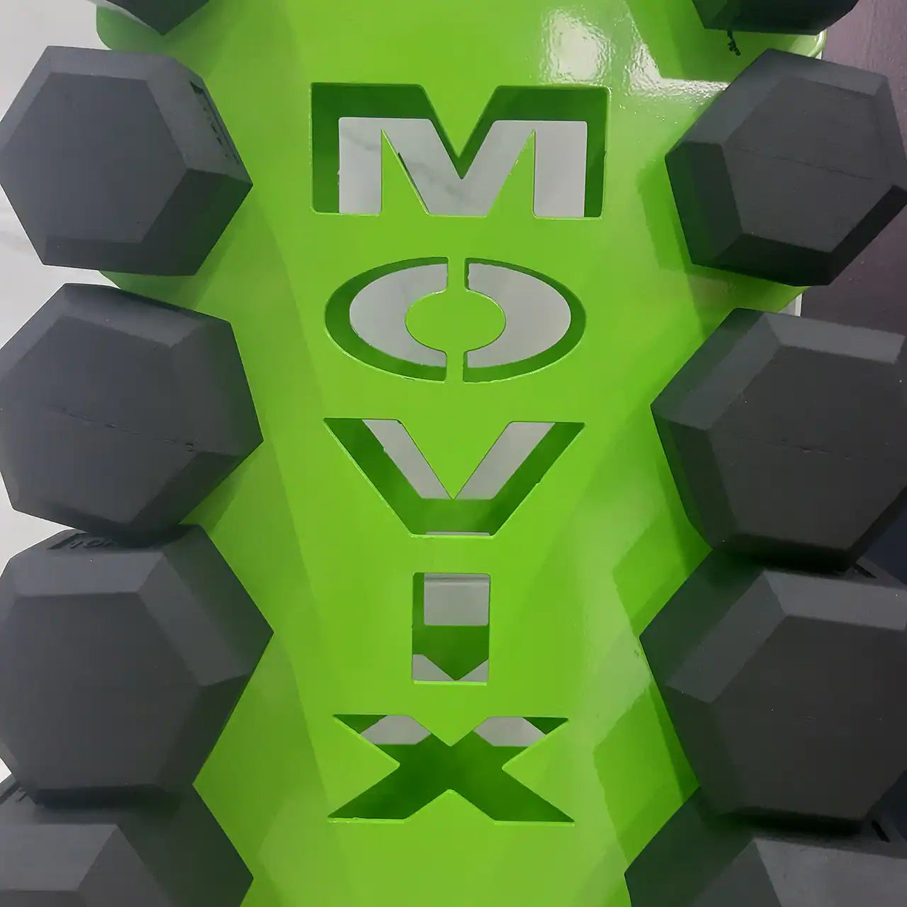 Halter Sextavado Emborrachado Cromado