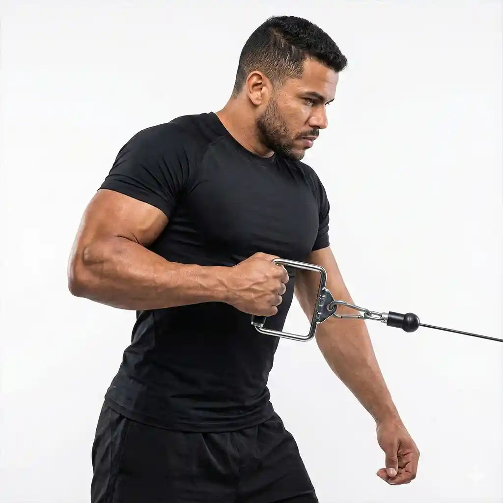 Puxador Estribo D Emborrachado Crossover Aço Maciço MOVIX