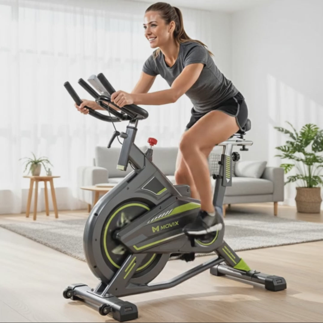 Bicicleta Ergométrica Spinning Profissional Mecânica Roda 8kg Até 120kg Silenciosa